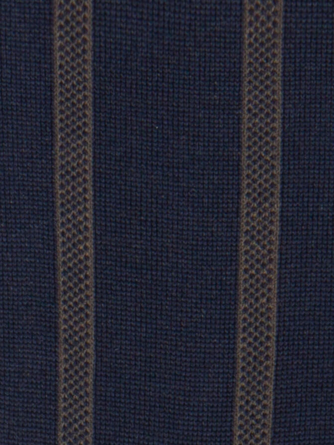 CALZINI LUNGHI A RIGHE STRIPE BLU | Acquista Online Andrea Mariani Firenze